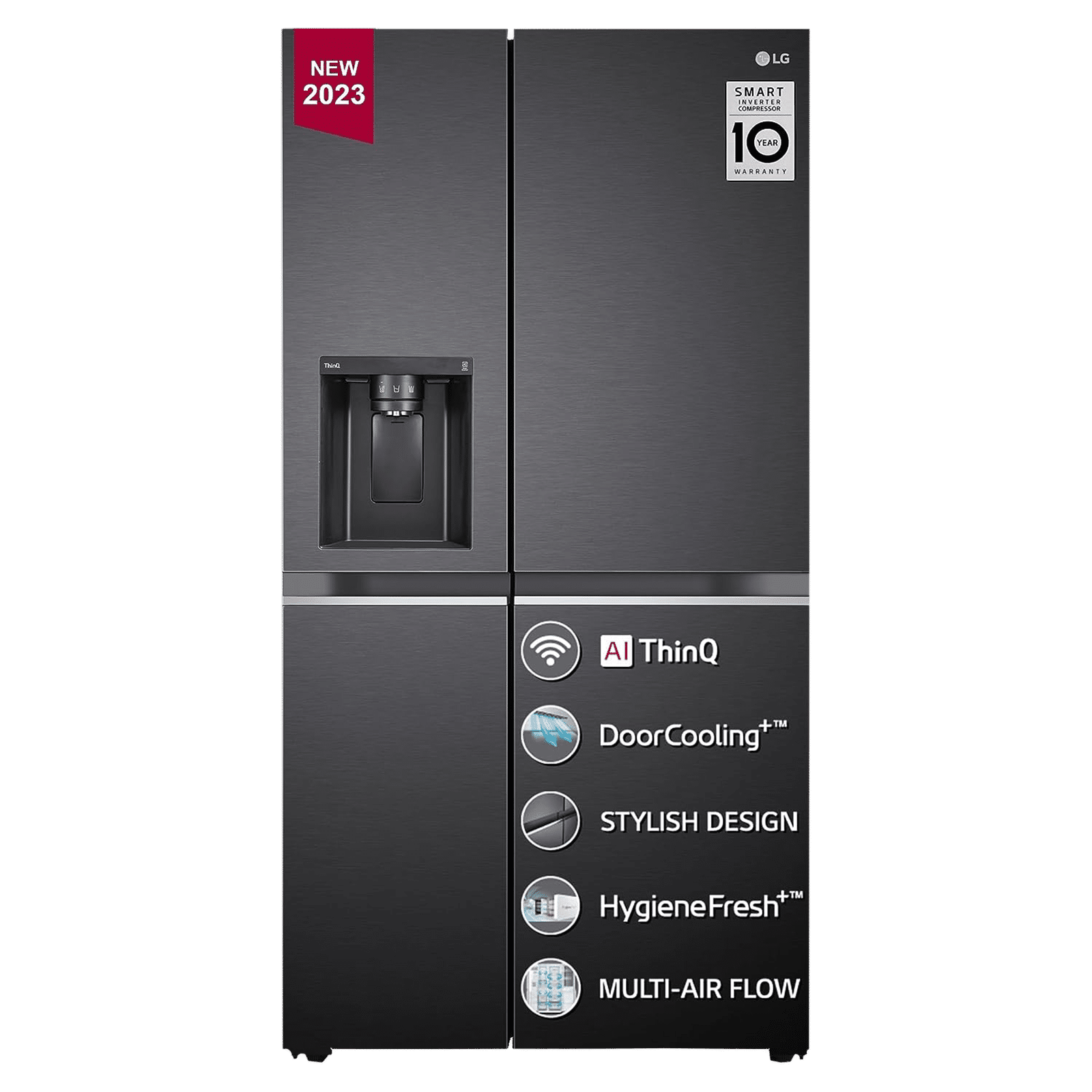 Buy LG 635 Litres 3 Star Frost Free Double Door Smart Wifi Enabled